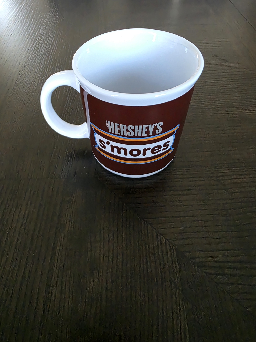 Hershey's S'mores Brown Ceramic Coffee Mug - Brown & White